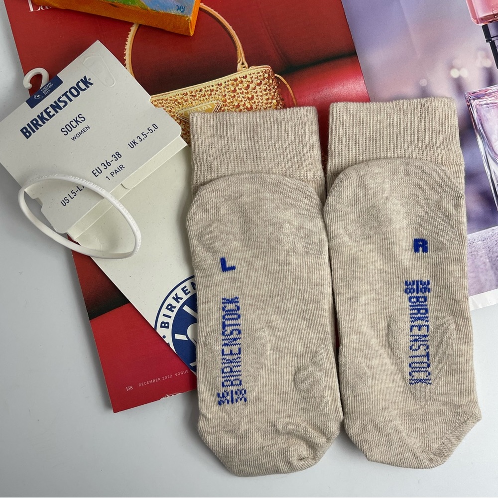 NWT Birkenstock Cotton Sole Crew Socks pick Size